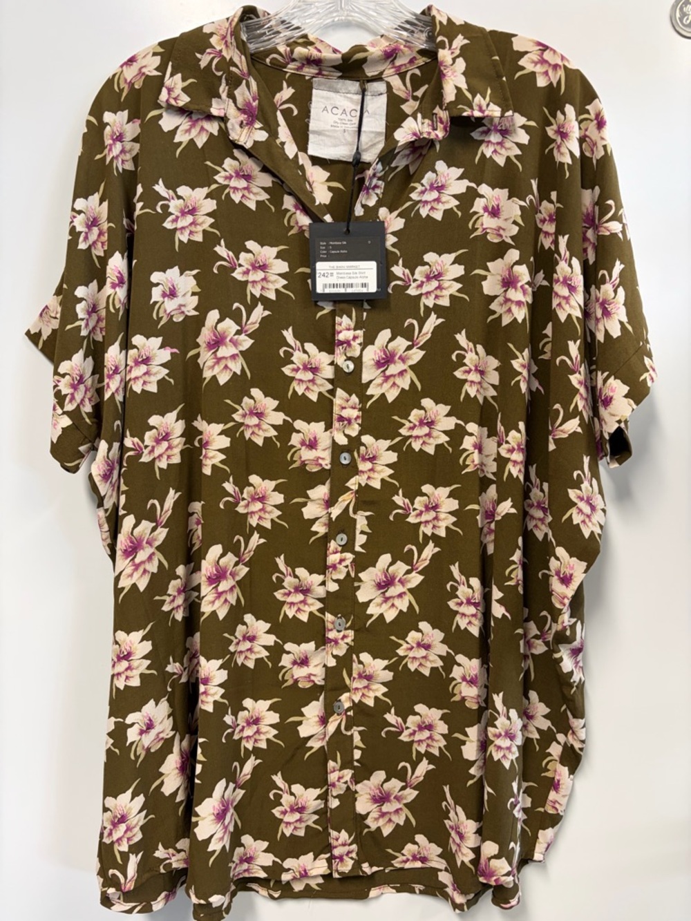 New acacia mombasa shirt dress top capsule aloha - size Small - NWT - Picture 2 of 4